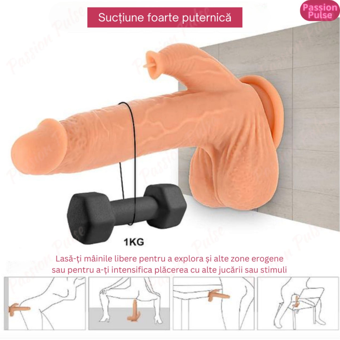 Dildo Realistic Eros-Stimulator PassionPulse