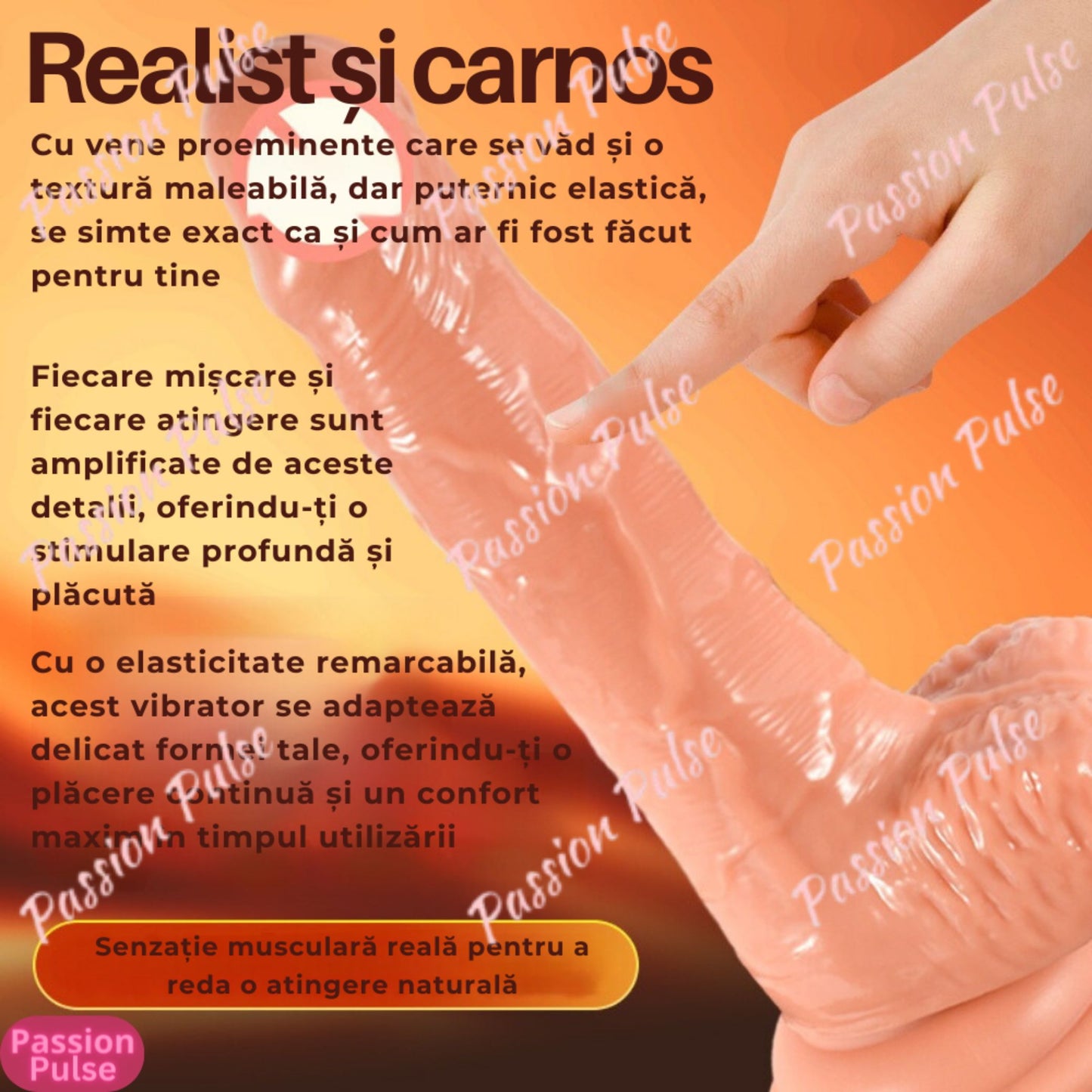 Dildo Realistic Pleasure Wand PassionPulse