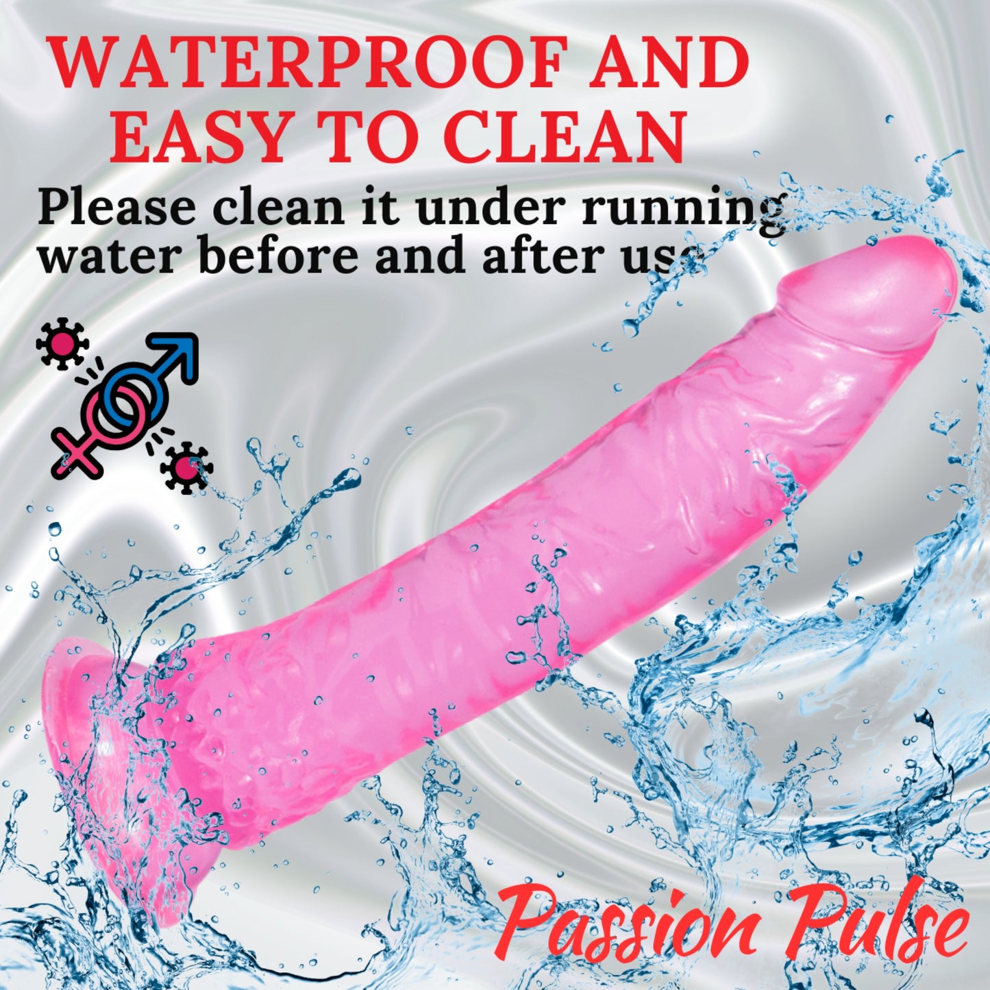 Dildo Realistic Pure Veins PassionPulse