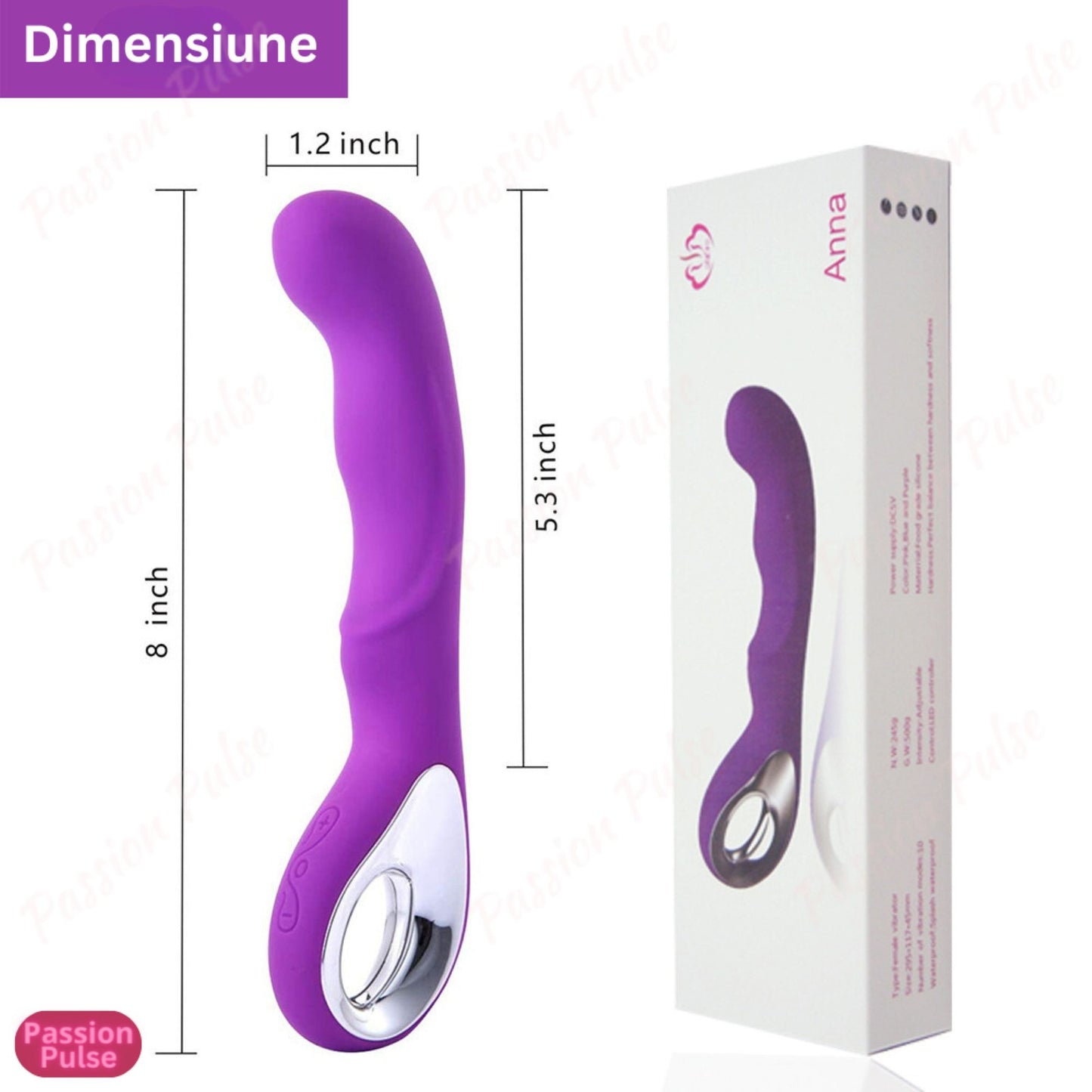Vibrator pentru punctul G VibraJoy Pro 360 Passion Pulse