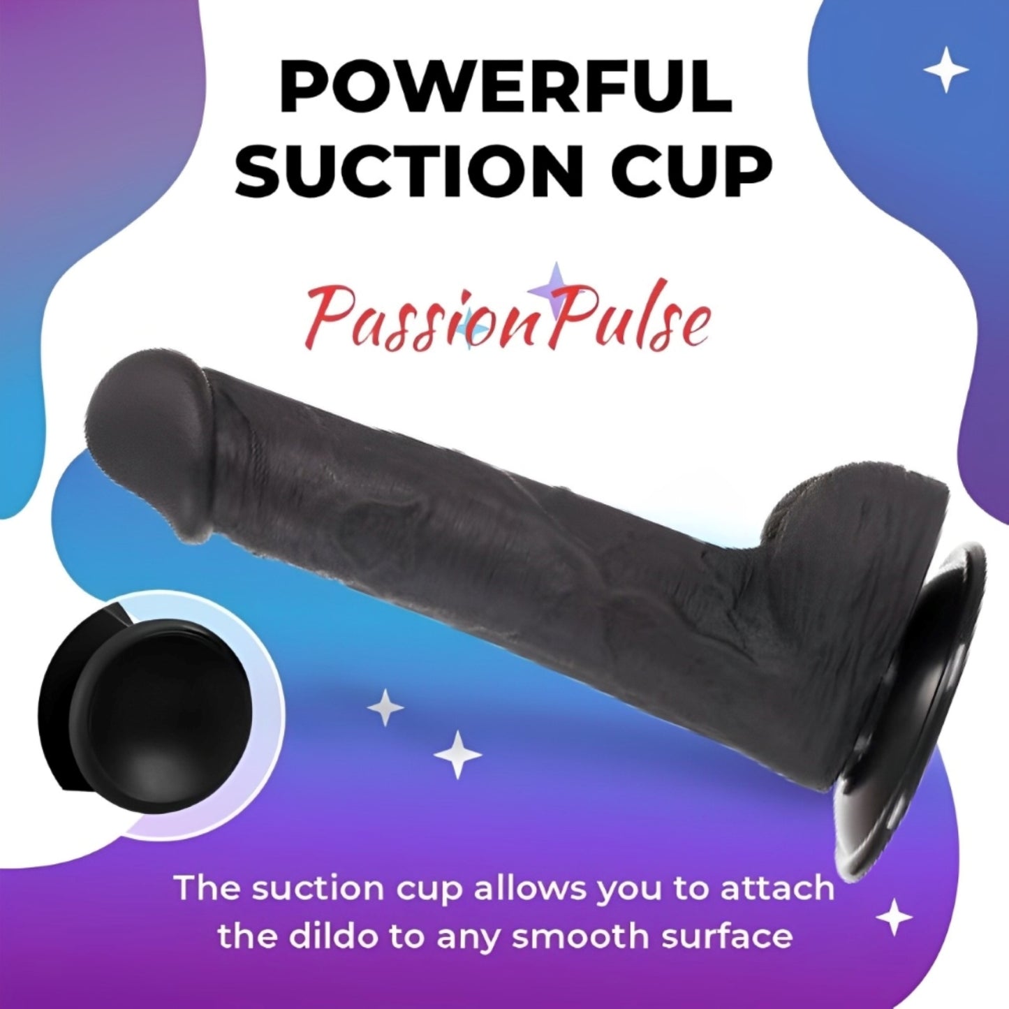 Dildo Realistic Dark Knight PassionPulse