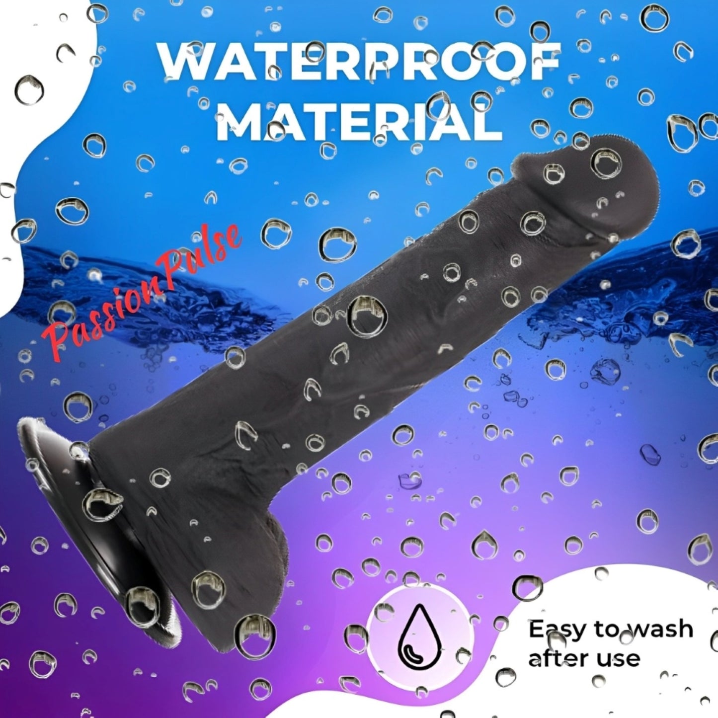 Dildo Realistic Dark Knight PassionPulse