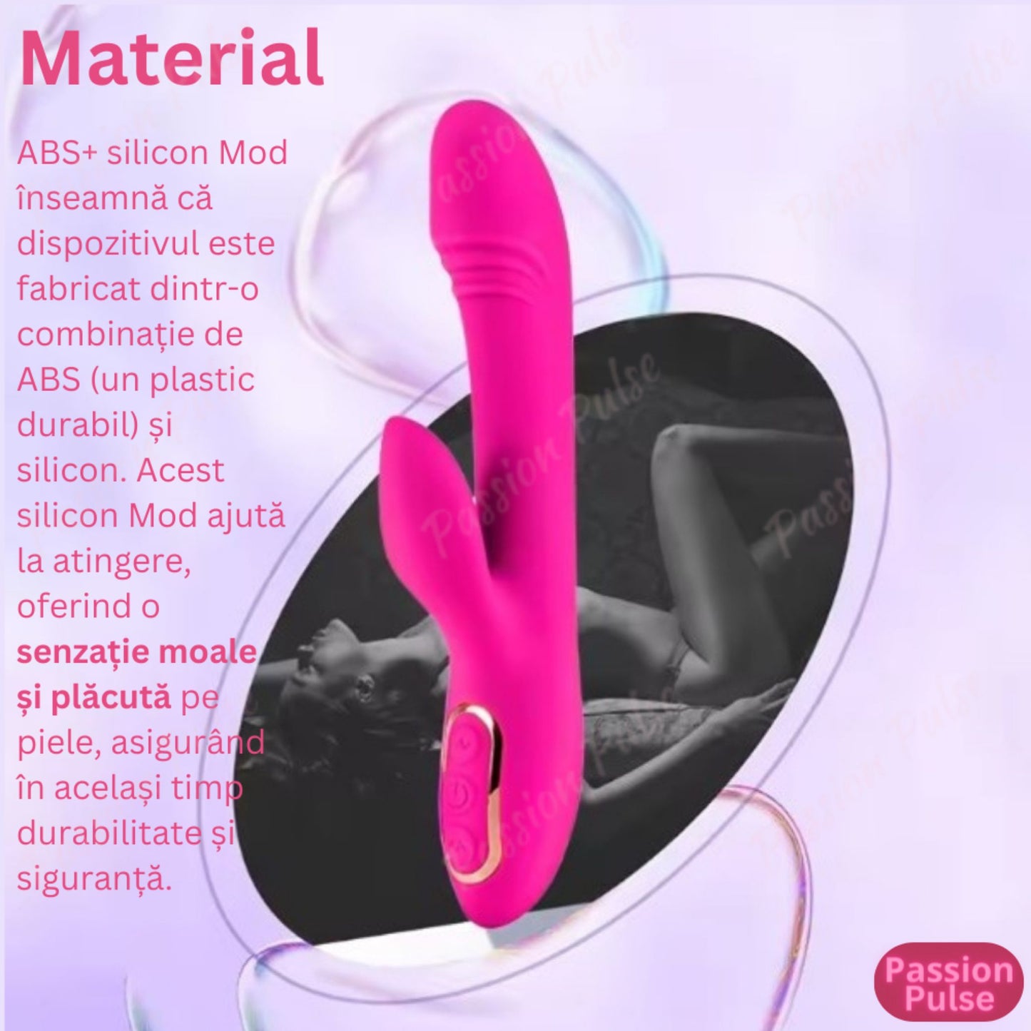 Vibrator pentru punctul G stimulare dubla, SenzationX PassionPulse