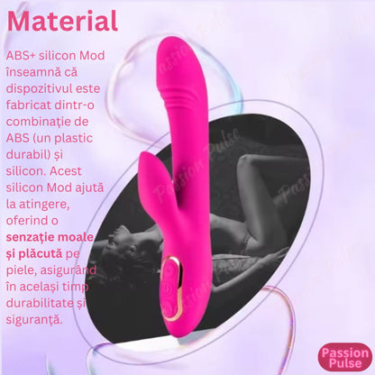 Vibrator pentru punctul G stimulare dubla, SenzationX PassionPulse