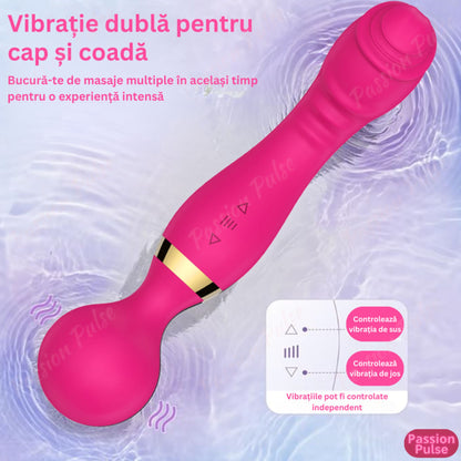 Vibrator pentru punctul G si clitoris VibeControl PassionPulse