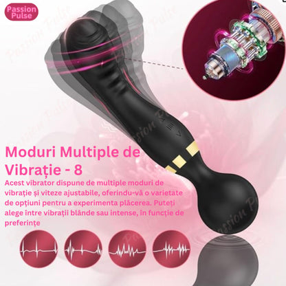 Vibrator pentru punctul G si clitoris VibeControl PassionPulse