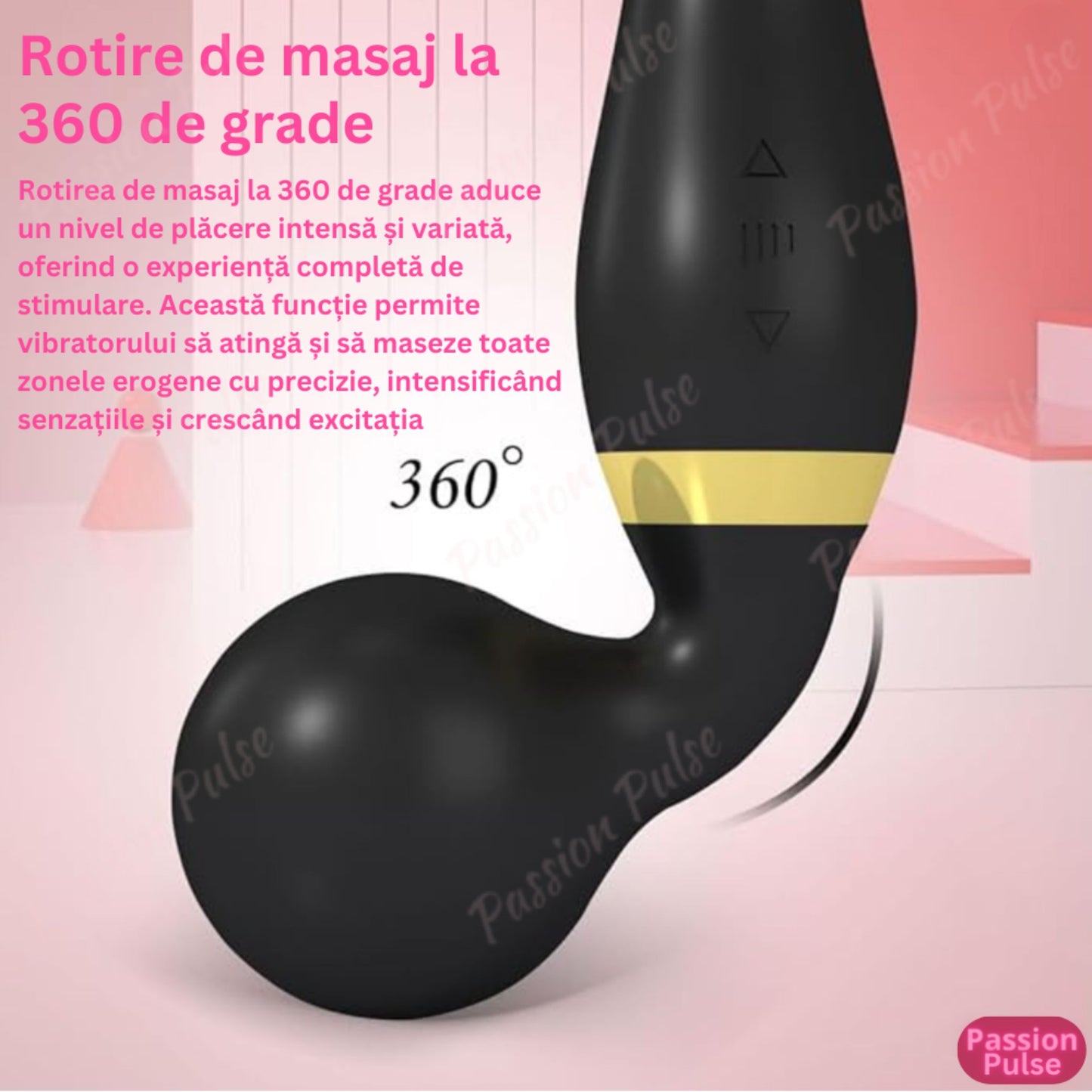 Vibrator pentru punctul G si clitoris VibeControl PassionPulse